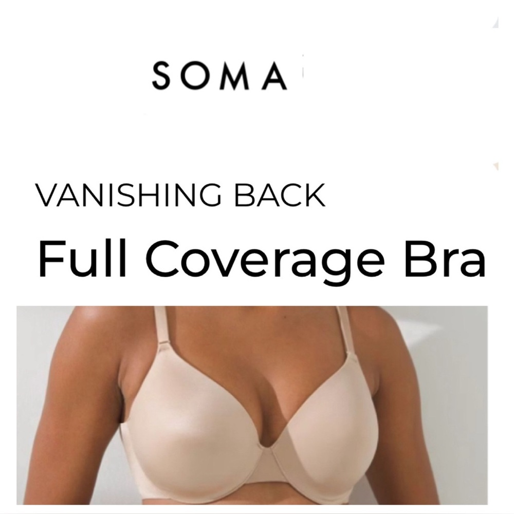 Soma Vanishing Back Full Coverage Bra NWT